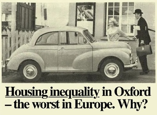 Housing inequality in Oxford: workshop and discussion
